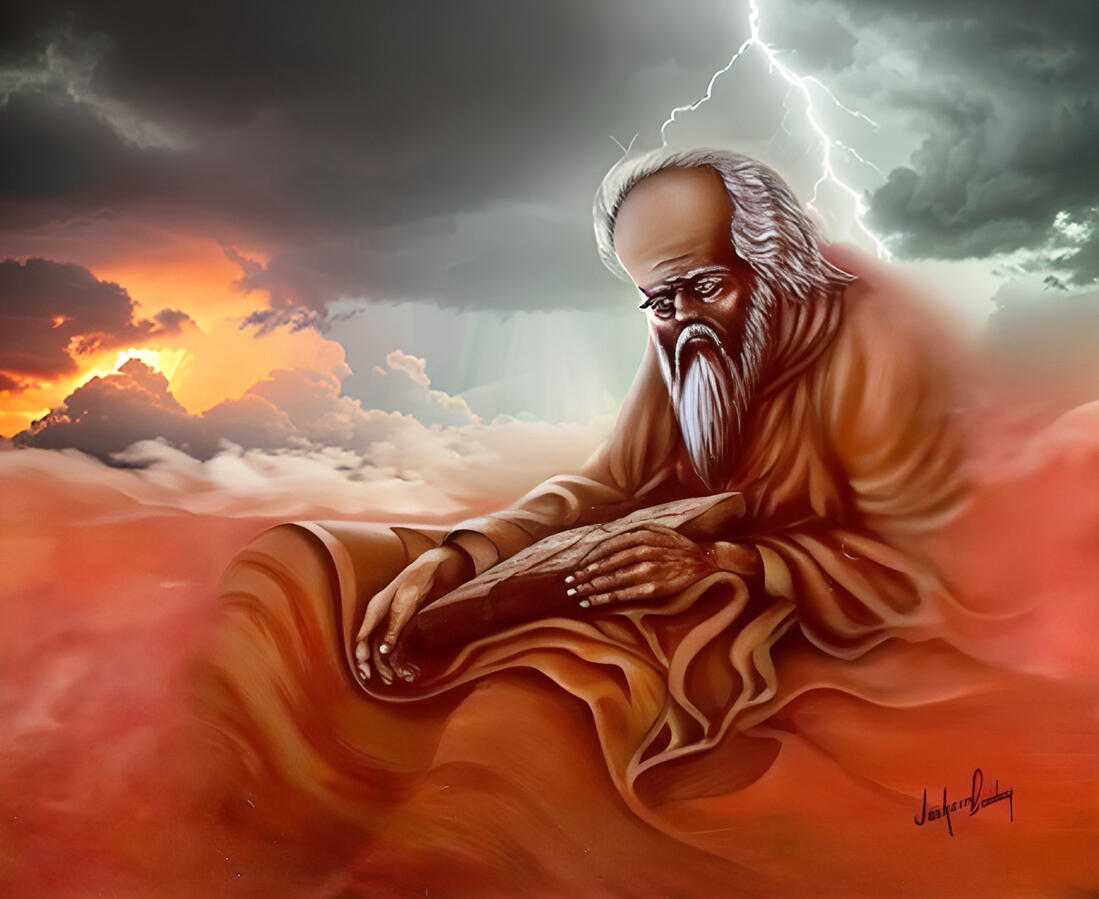 In Image #2, the sky and colors have once again been thoughtfully reimagined and professionally re-colored—creating a second variation of the original work. This version continues to honor the essence of my father’s painting while exploring a fresh visual